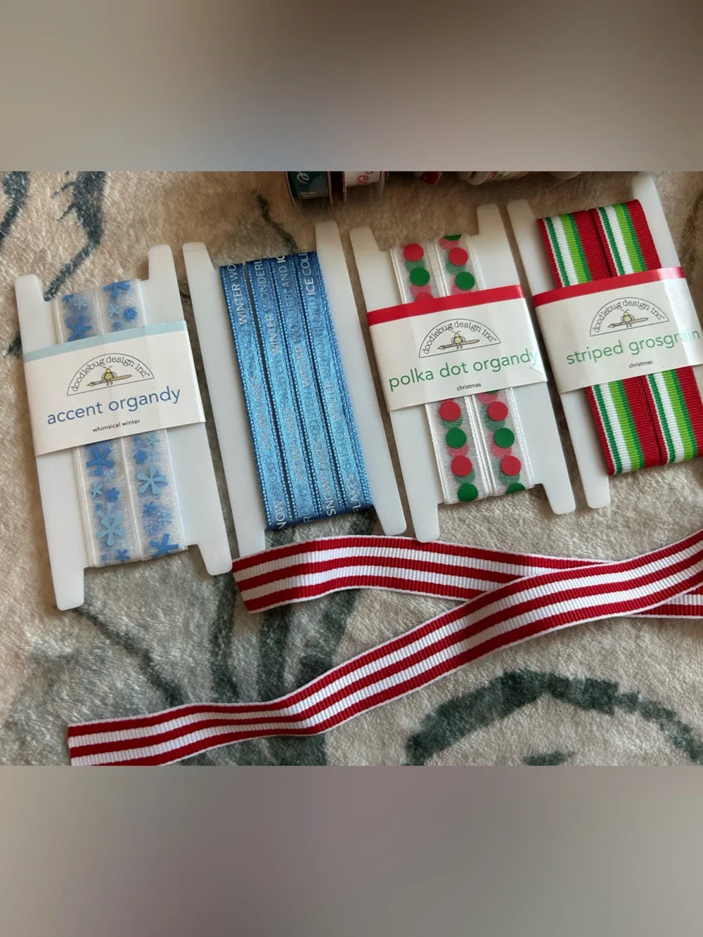 Christmas Ribbons, Trims, & Tinsel Collection